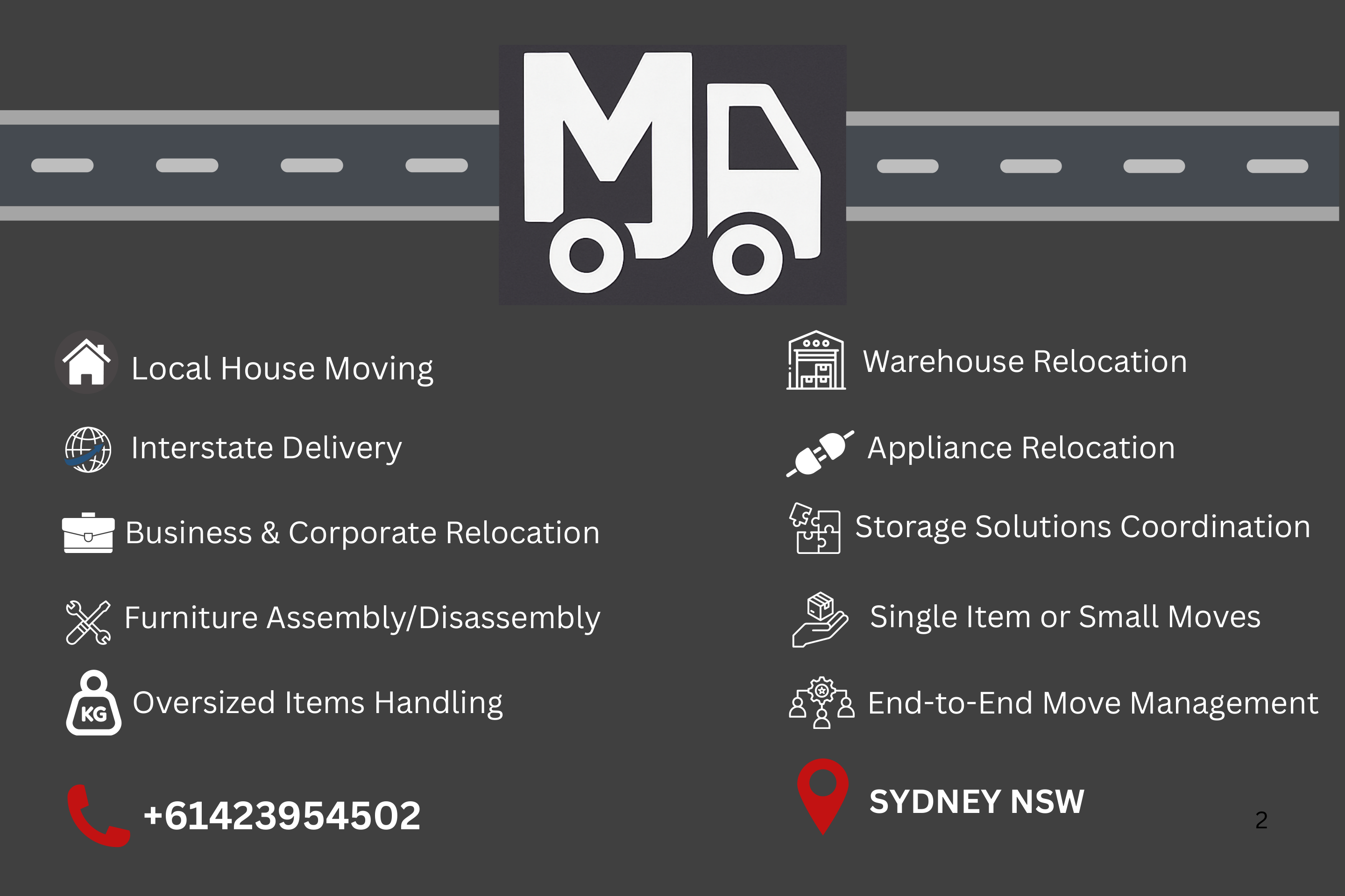 MJ Removalist flyer (back)