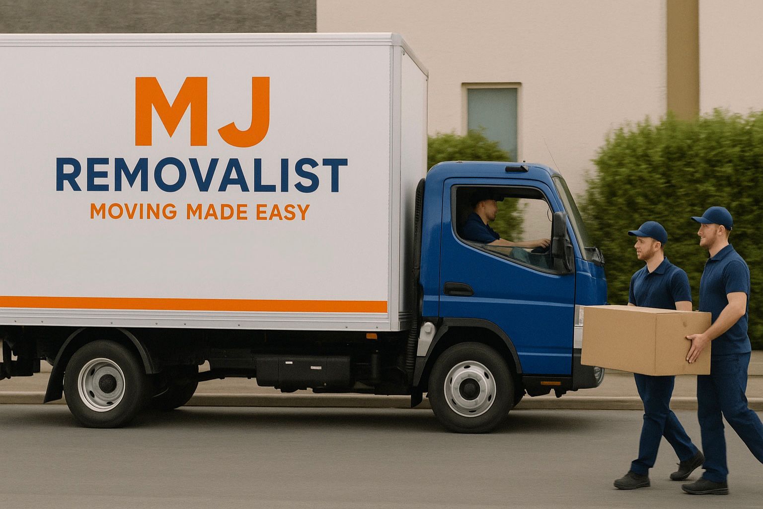 MJ Removalist truck with team